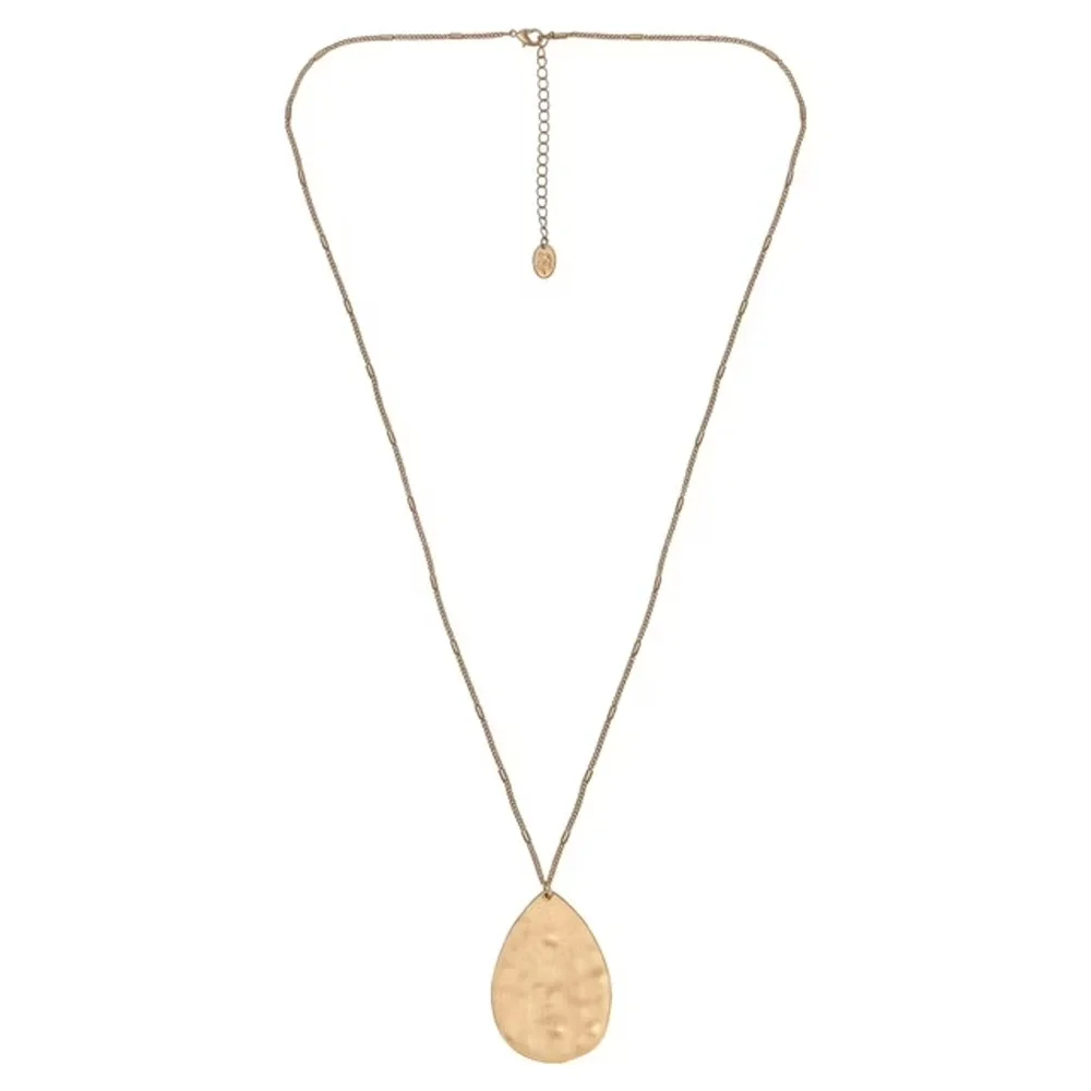 2-Pack The Pioneer Woman Long Pendant Necklaces - Gold and Silver - Picture 4 of 10